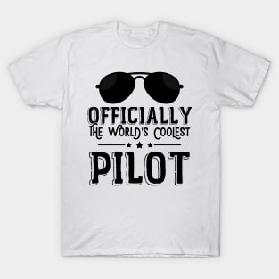 Officially the world's coolest Pilot - Aviation Flight design T-Shirt